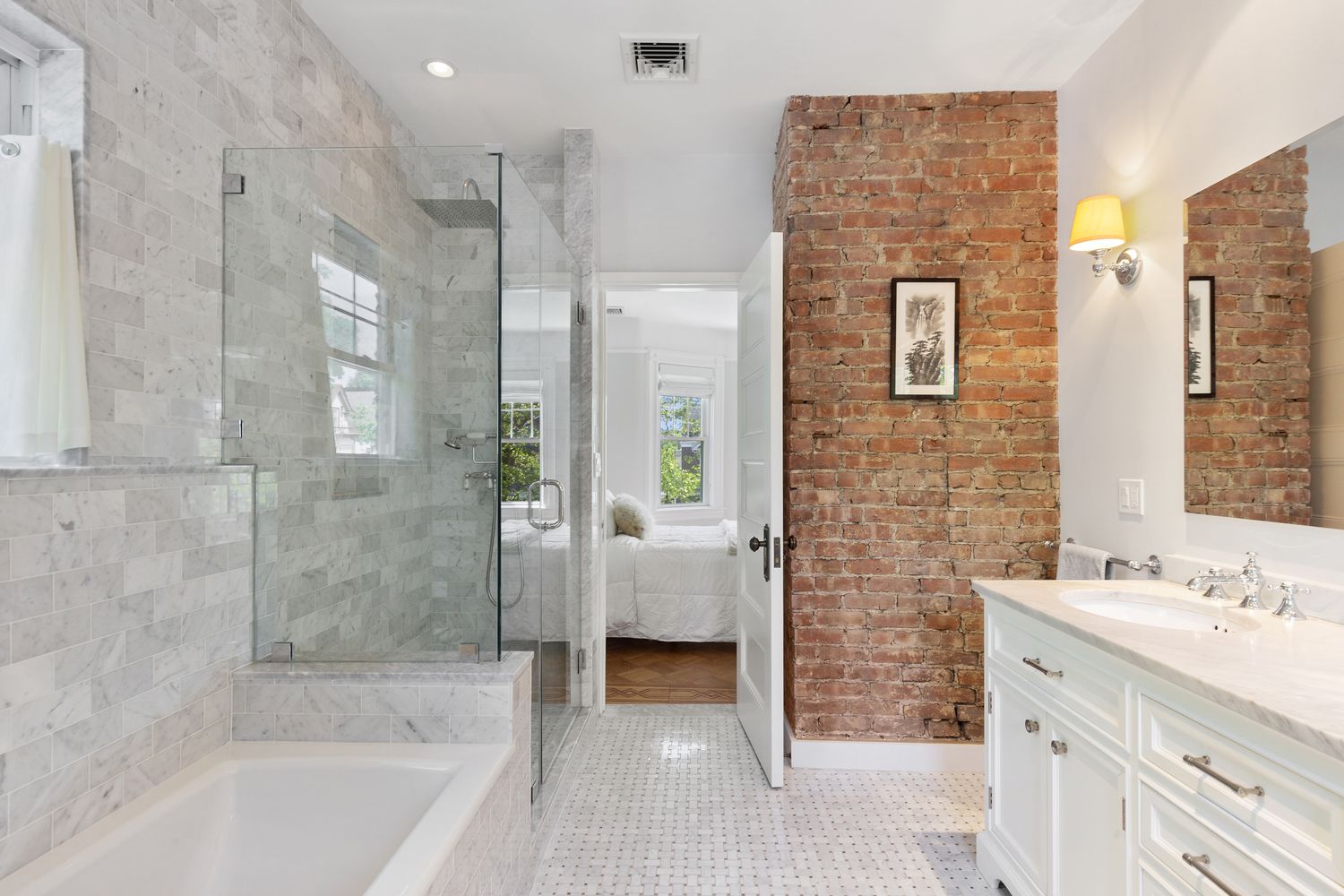685 East 22nd Street Brooklyn, NY 11210 - Photo 18 of 43 a bathroom with a sink a toilet and shower
