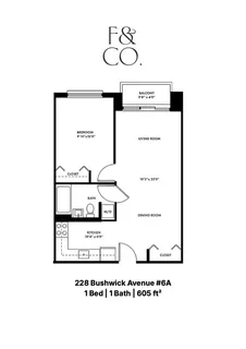 $695,000 | 228 Bushwick Avenue, Unit 6A | Williamsburg
