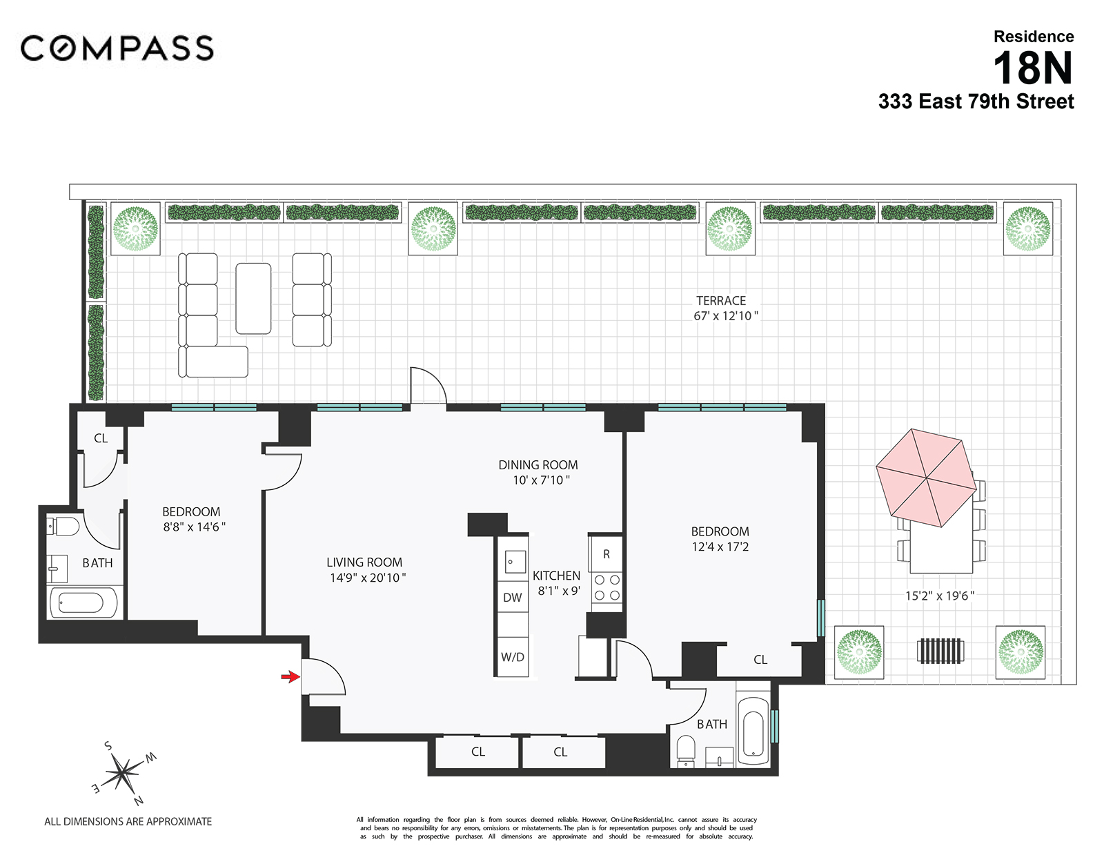 333 East 79th Street, Unit 18N Manhattan, NY 10075 - Photo 11 of 11 a picture of a book and a bed