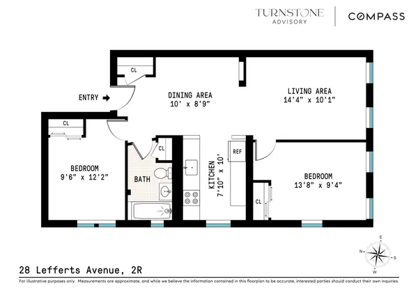 $3,250 | 28 Lefferts Avenue, Unit 2R | Prospect Lefferts Gardens
