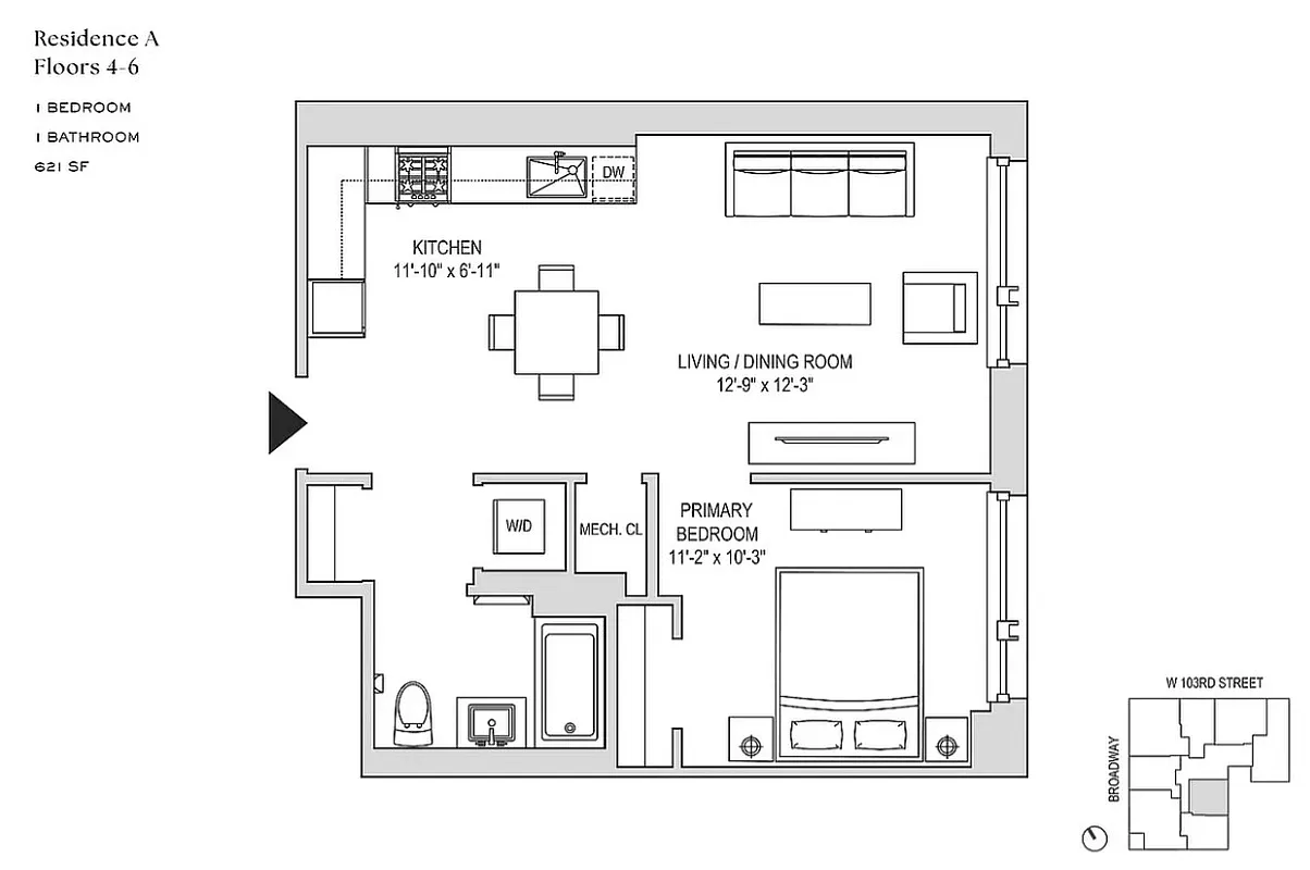 218 West 103rd Street, Unit 6A Manhattan, NY 10025 - Photo 14 of 14