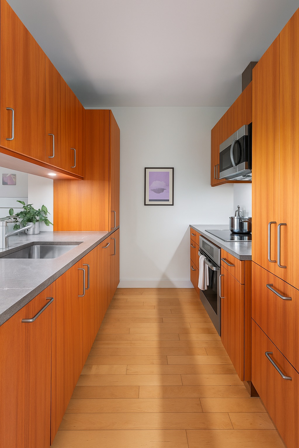 450 East 83rd Street, Unit 5F Manhattan, NY 10028 - Photo 4 of 11 a view of a kitchen with a sink and cabinets