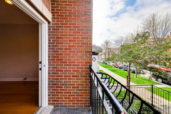 a view of a balcony