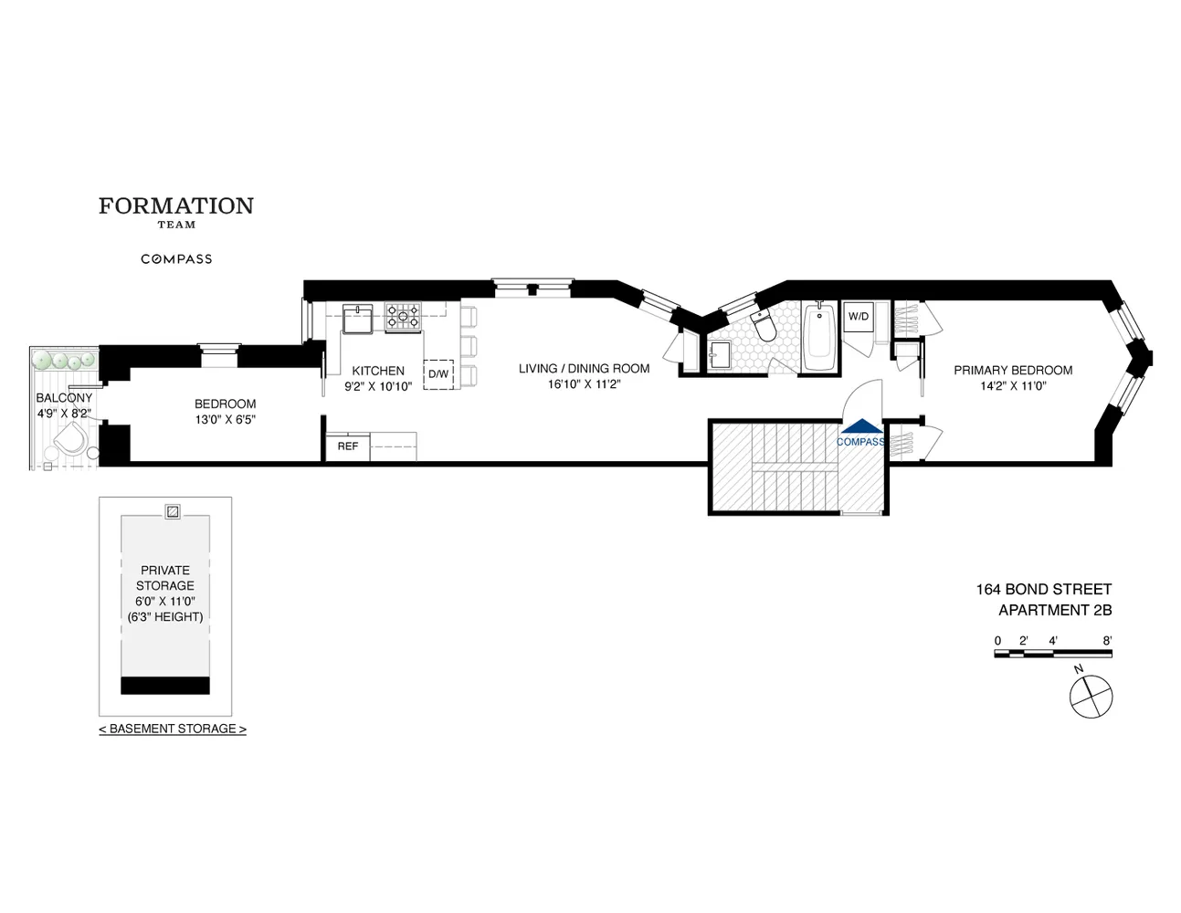 $1,199,000 | 164 Bond Street, Unit 2B | Boerum Hill