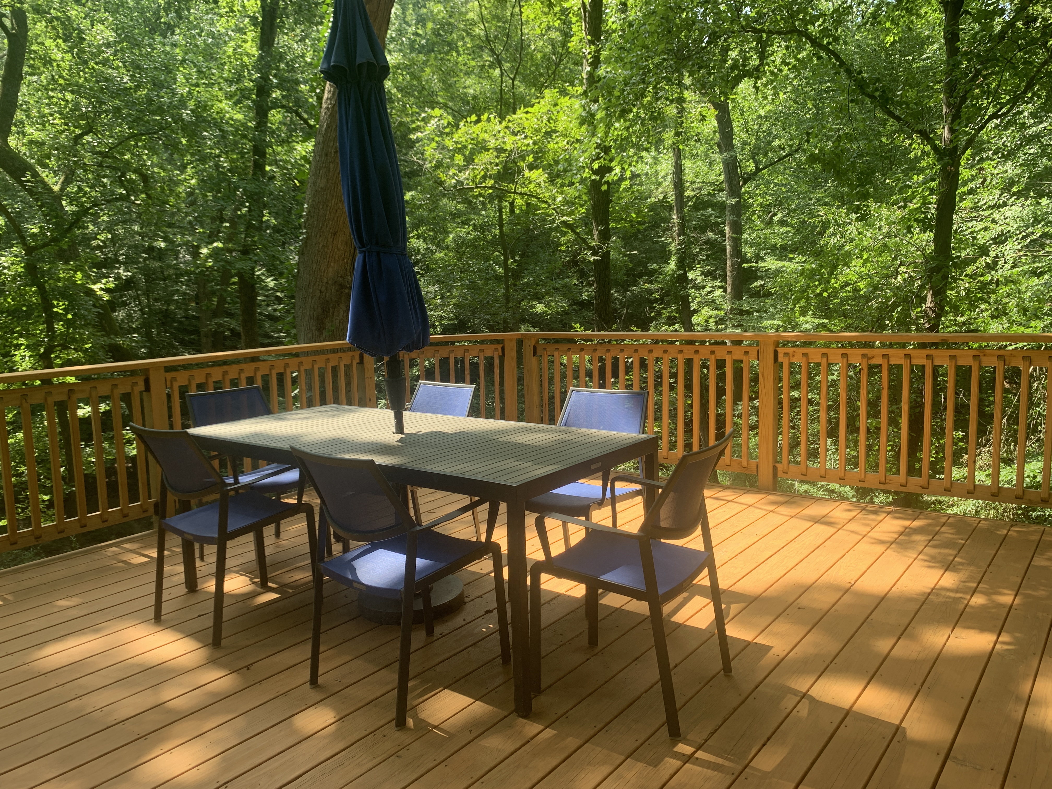 3046 Powder Mill Road Hyattsville, MD 20783 - Photo 2 of 3 a view of a chairs and table on the deck