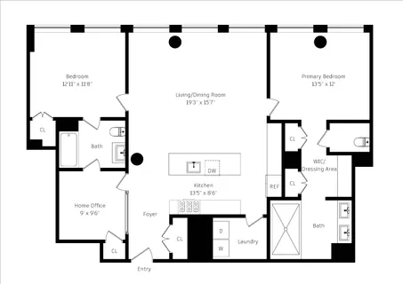 $2,985,000 | 1 John Street, Unit 3C | DUMBO