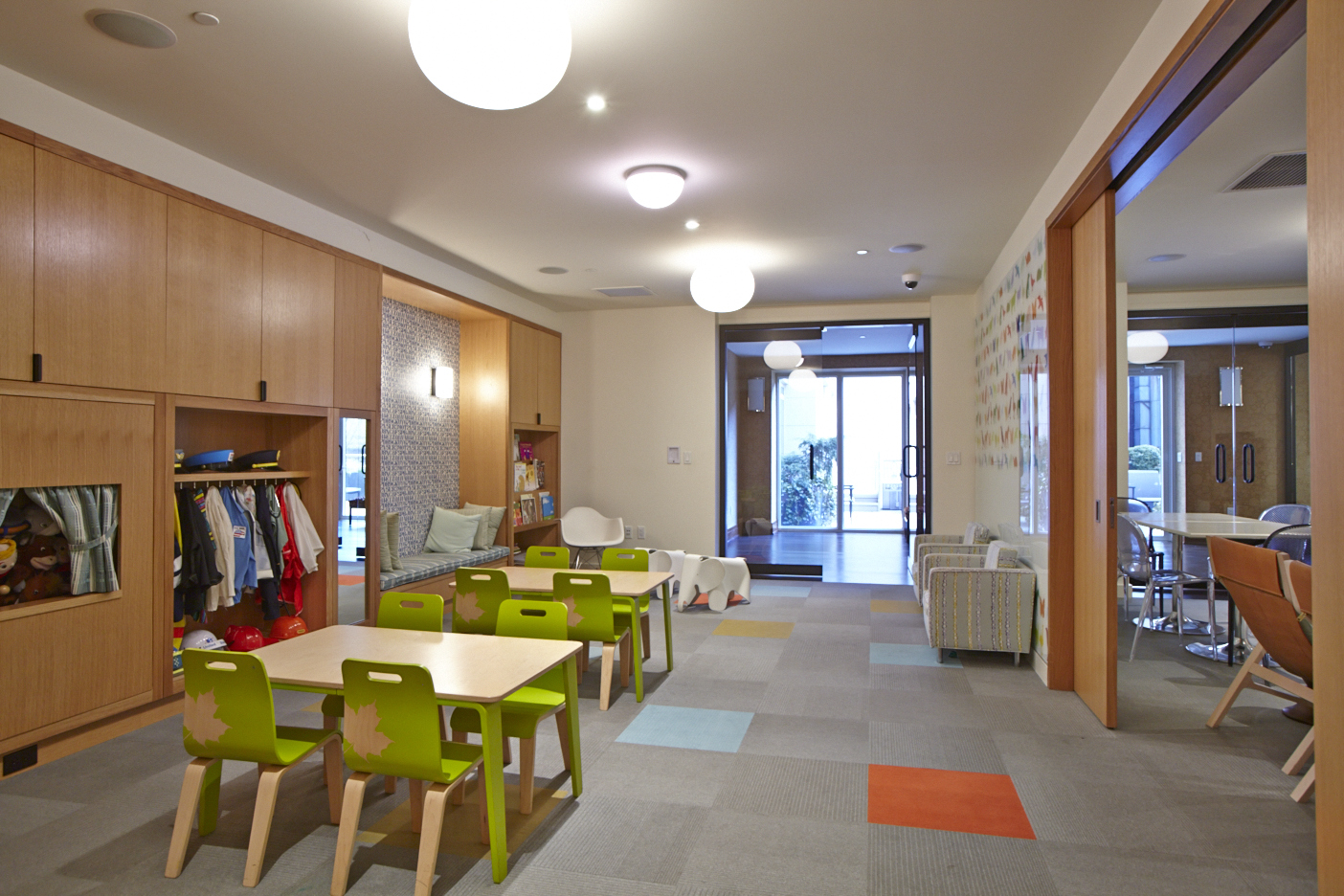 2150 Broadway, Unit 9E Manhattan, NY 10023 - Photo 13 of 14 a dining room with furniture and a floor to ceiling window