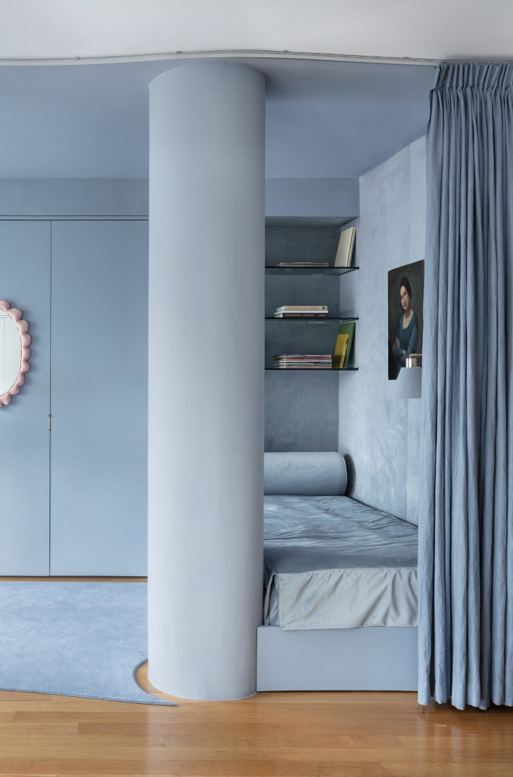 1 Grand Army Plaza, Unit 5C Brooklyn, NY 11238 - Photo 9 of 17 a living room with furniture and a wooden floor