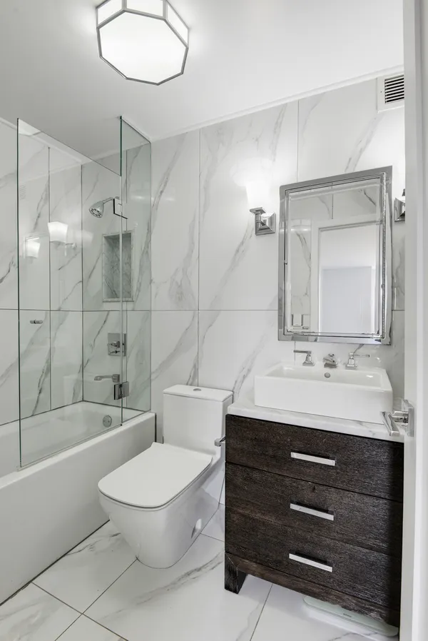 a bathroom with a sink and a toilet