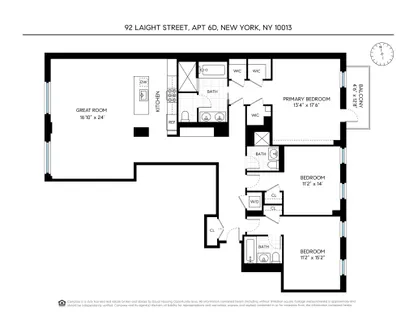 $5,250,000 | 92 Laight Street, Unit 6D | TriBeCa