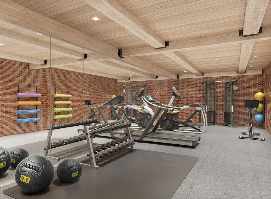 120 Java Street, Unit 3B Brooklyn, NY 11222 - Photo 12 of 15 a view of a room with gym equipment