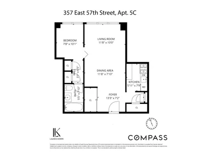 $450,000 | 357 East 57th Street, Unit 5C | Sutton Place