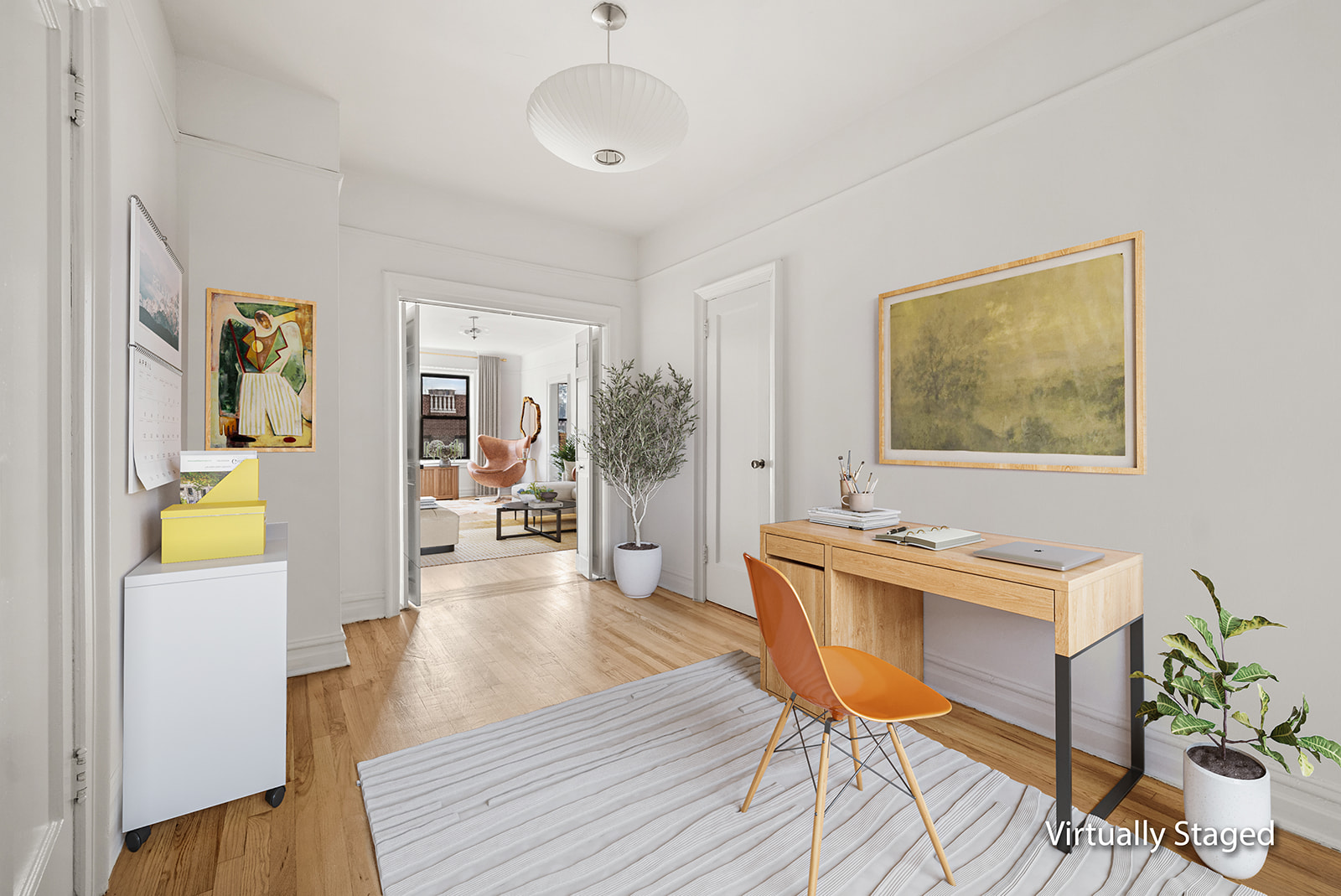 83-10 35th Avenue, Unit 6C Queens, NY 11372 - Photo 3 of 13 a view of a dining room with furniture and a window
