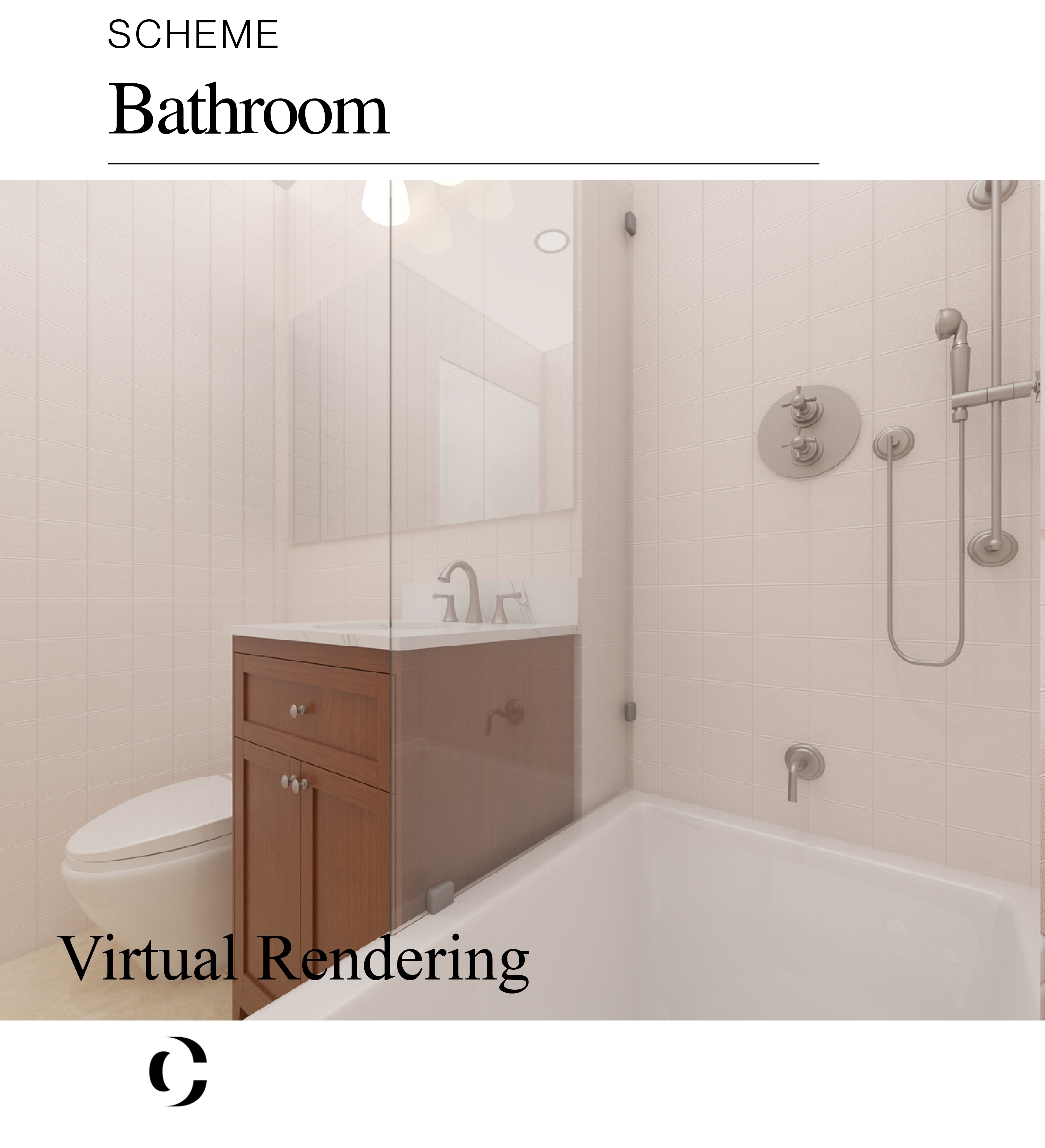 101 West 12th Street, Unit 6MN Manhattan, NY 10011 - Photo 15 of 17 a bathroom with a sink a toilet and shower