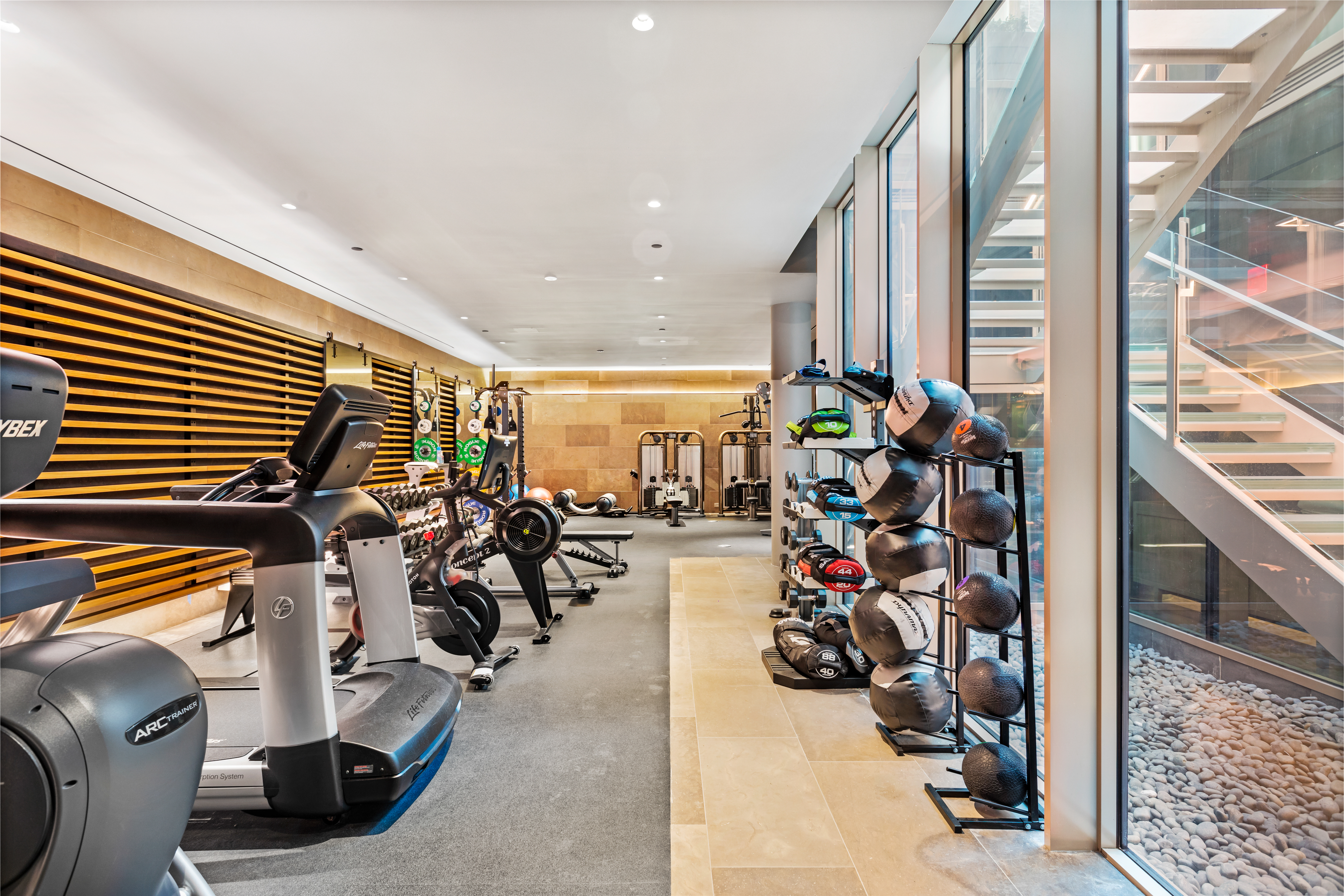1 Great Jones Alley, Unit 10 Manhattan, NY 10012 - Photo 39 of 41 a view of a room with gym equipment