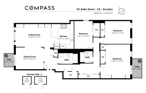 $2,300,000 | 101 Butler Street, Unit CD | Boerum Hill