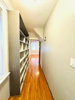 a view of wooden floor