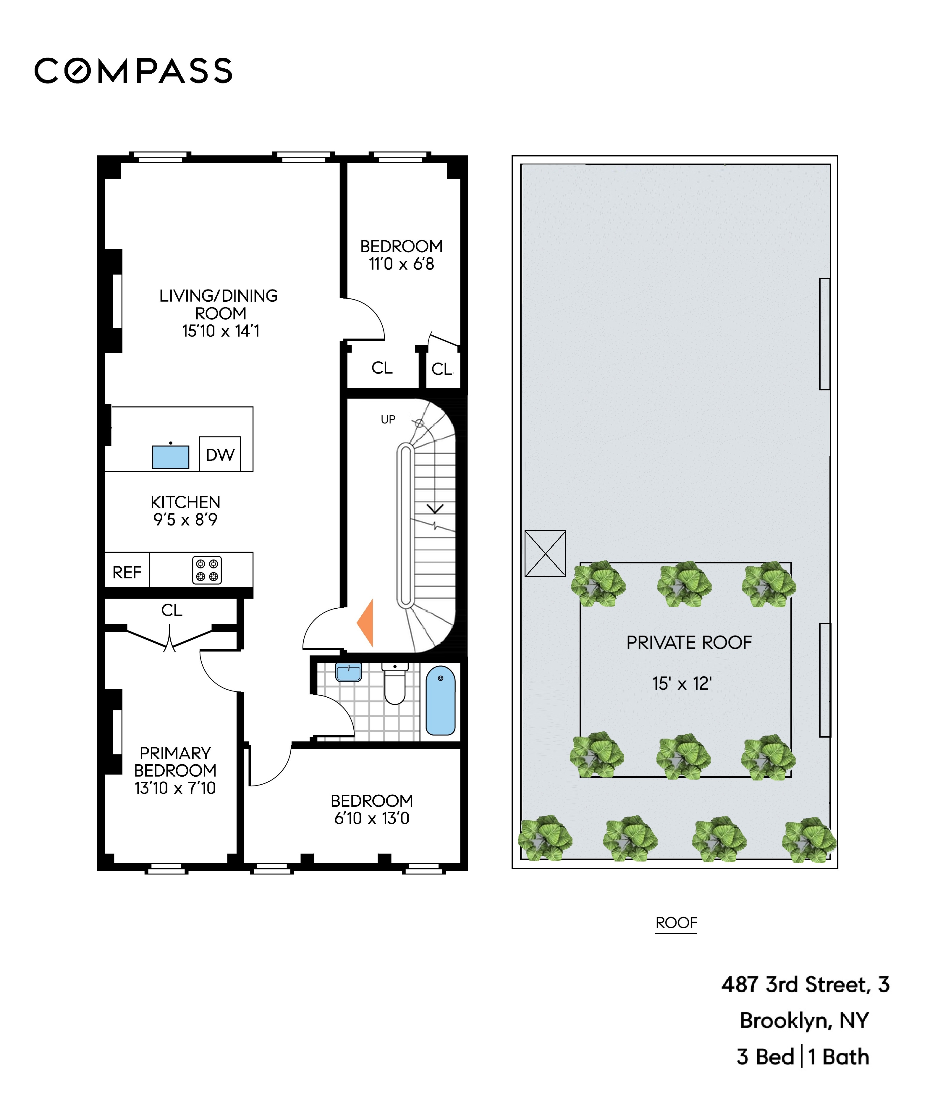 487 3rd Street, Unit 3 Brooklyn, NY 11215 - Photo 9 of 9 Gallery Image 9
