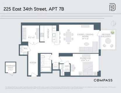 $1,350,000 | 225 East 34th Street, Unit 7B | Murray Hill