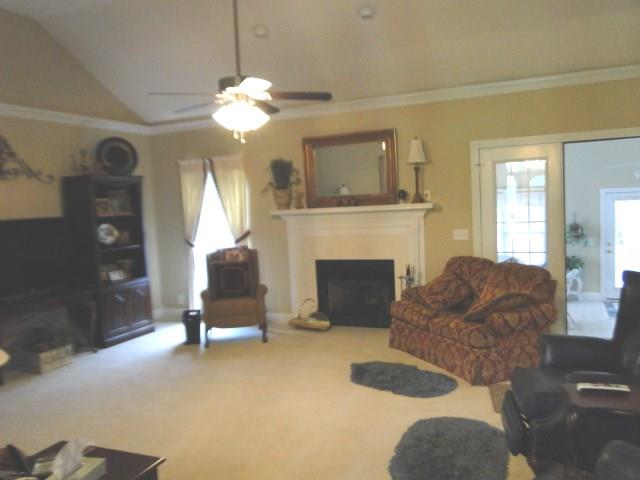 256 Edd Joyce Road Bell Buckle, TN 37020 - Photo 7 of 20 View of family room with fireplace & doors out to Florida room.