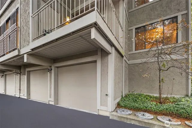 a view of a house with a street