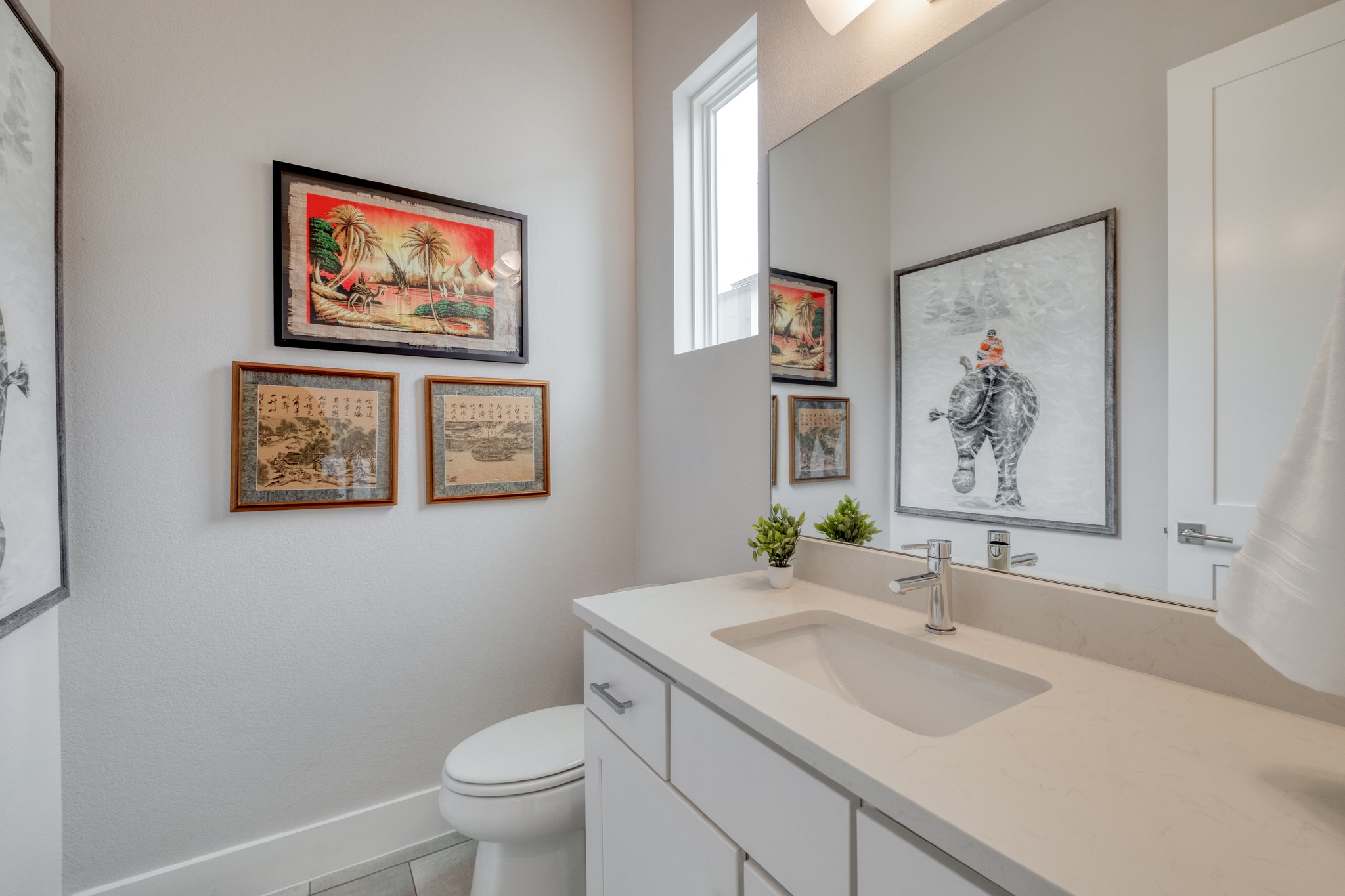 5002 Pecan Springs Road, Unit 7 Austin, TX 78723 - Photo 16 of 34 This well-placed bathroom serves the second-floor guests and the main living area