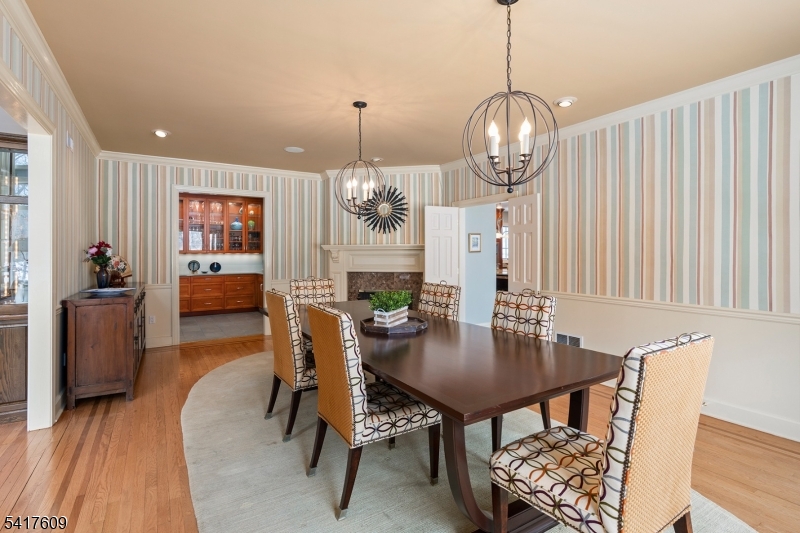 2 Cobblefield Road Mendham, NJ 07945 - Photo 17 of 50 a view of a dining room with furniture window and wooden floor