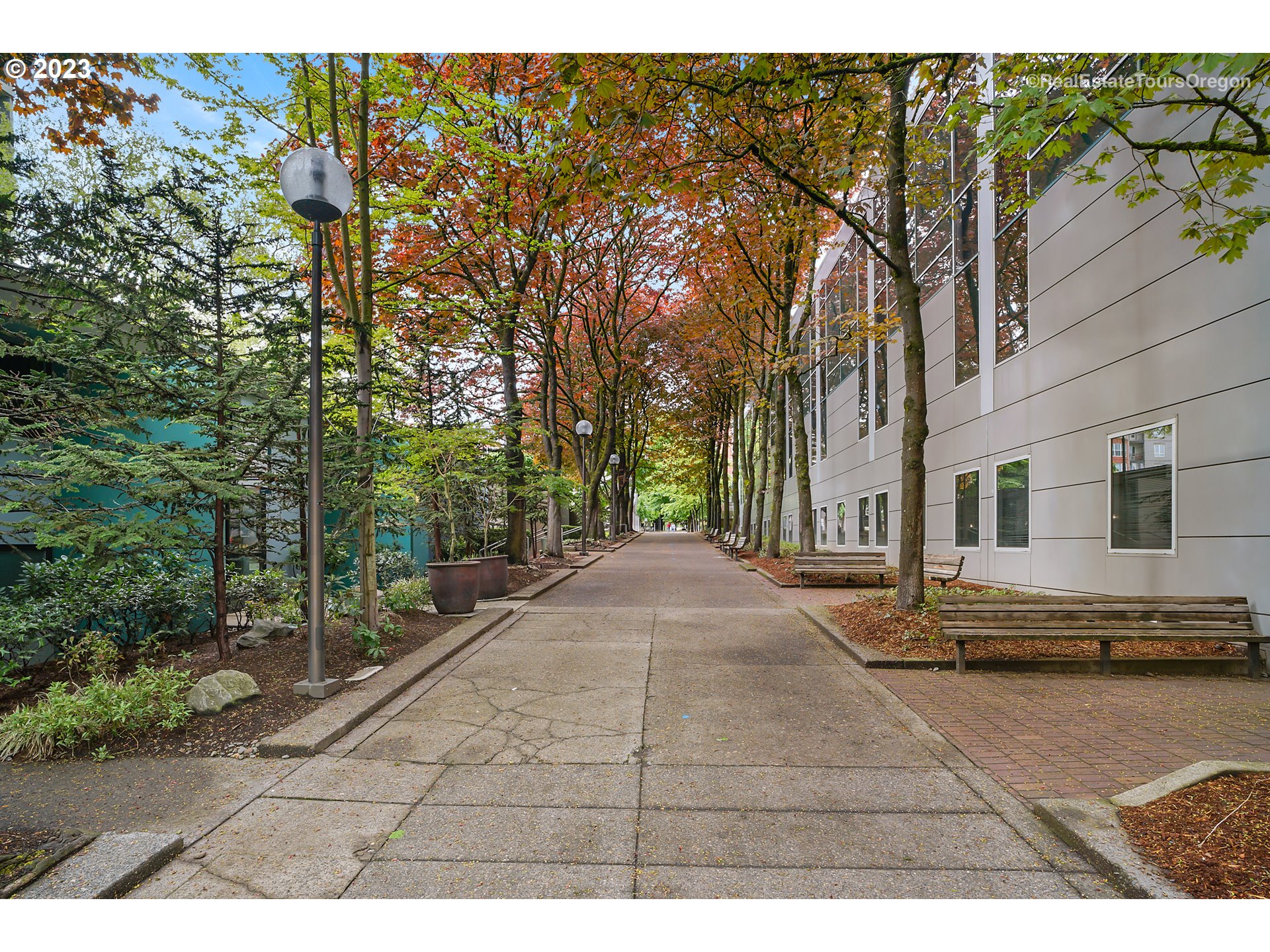 255 Southwest Harrison Street, Unit 3A Portland, OR 97201 - Photo 15 of 19 a view of a backyard of the house
