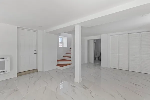 wooden floor in a room