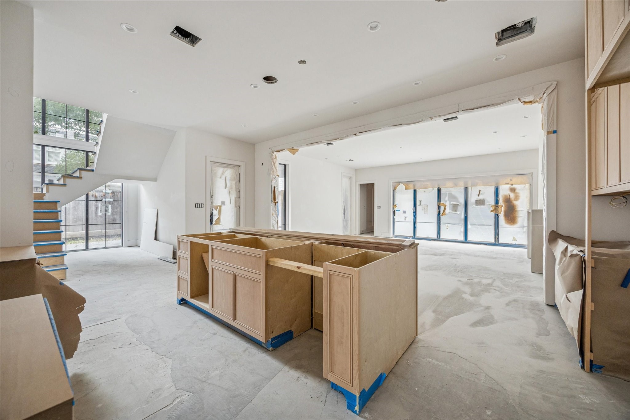 2217 Pelham Drive Houston, TX 77019 - Photo 12 of 21 a large white kitchen with cabinets