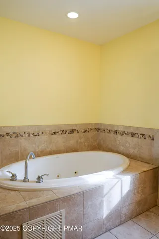 a view of a swimming pool and an ocean view