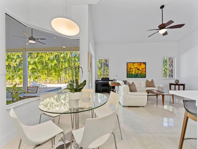 a outdoor living space with furniture and a potted plant