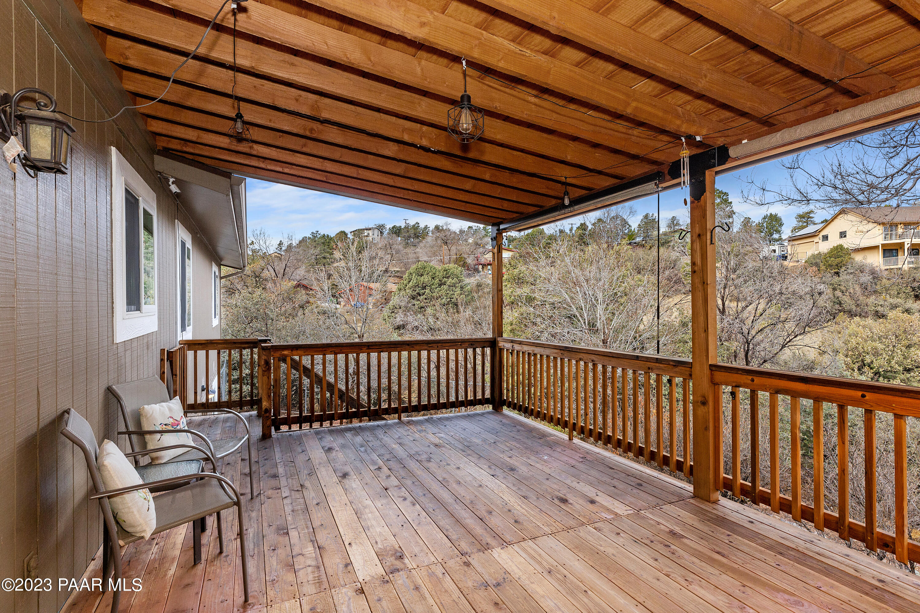 450 Valley Place Prescott, AZ 86301 - Photo 17 of 44 a view of outdoor space with wooden deck