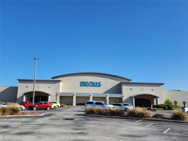 a building with view of a street