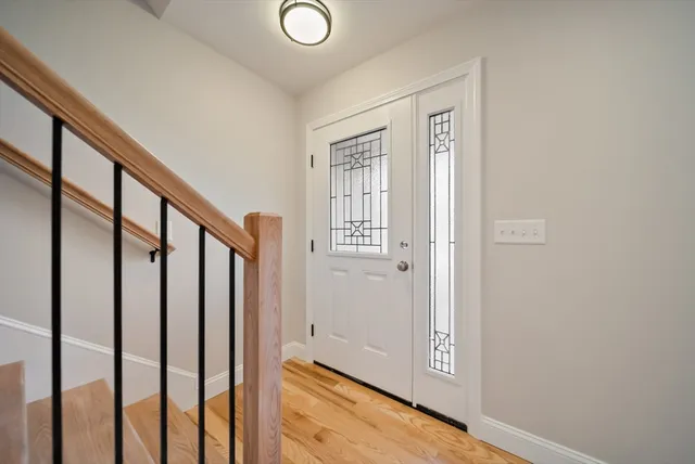 a view of front door