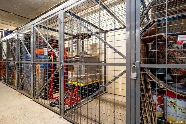 a view of a glass door with glass door