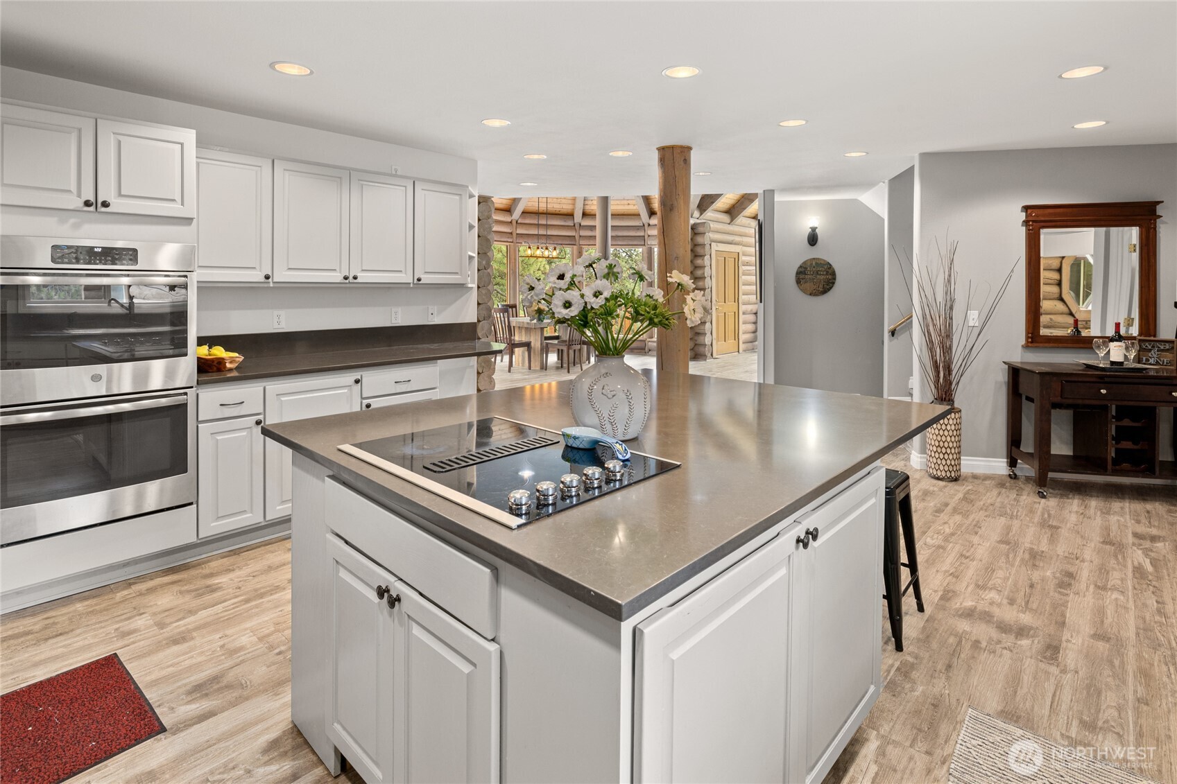 1161 White Road Cle Elum, WA 98922 - Photo 13 of 38 a kitchen with stainless steel appliances granite countertop a sink stove and refrigerator