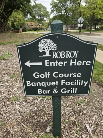 a view of sign board