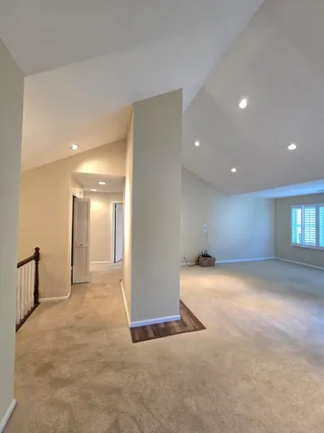 a view of empty room