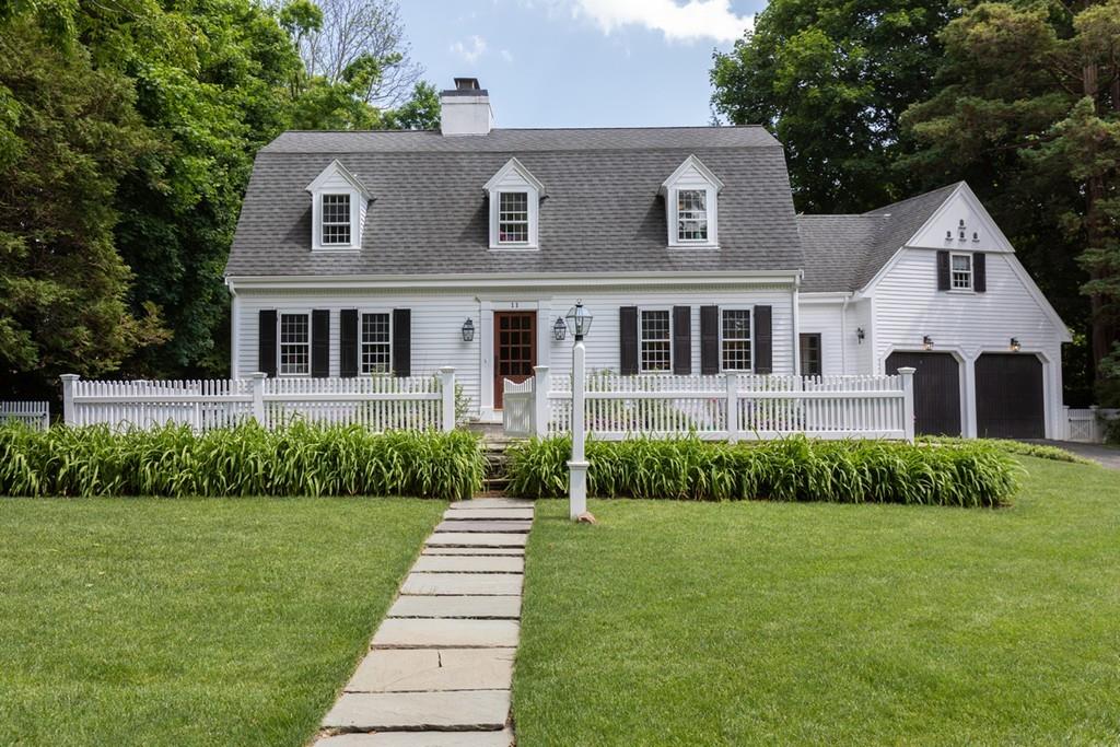 11 Arnold Road Wellesley, MA 02481 - Photo 1 of 33 a front view of a house with a yard