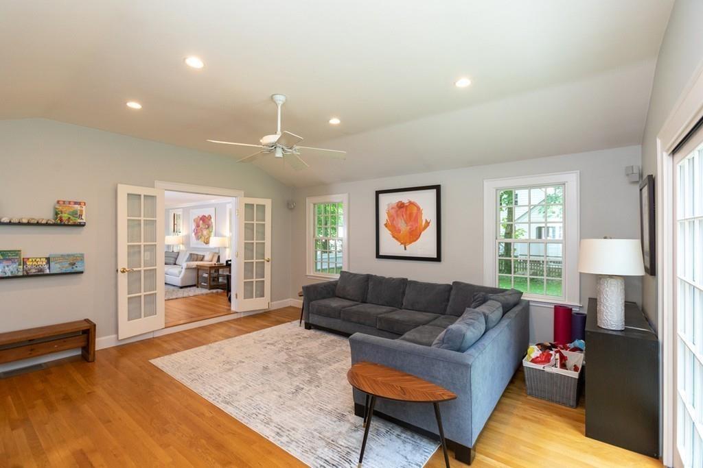 11 Arnold Road Wellesley, MA 02481 - Photo 19 of 33 a living room with furniture and a wooden floor