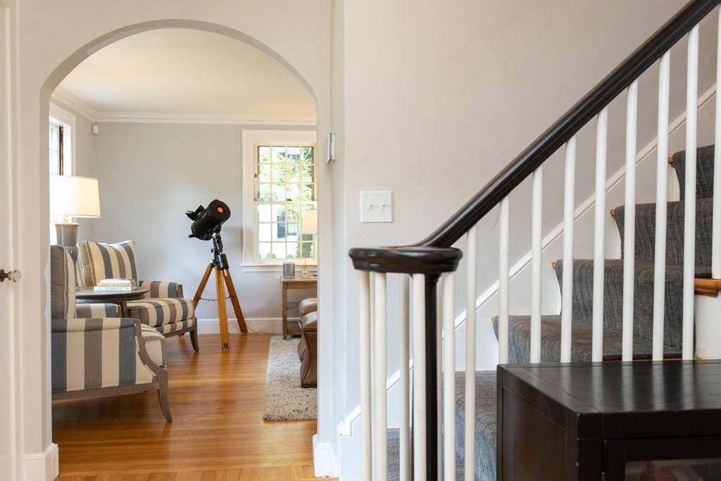 11 Arnold Road Wellesley, MA 02481 - Photo 4 of 33 a view of entryway and hall with wooden floor