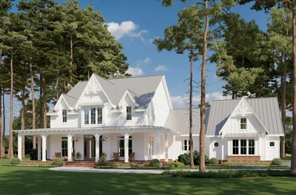 front view of house with a yard