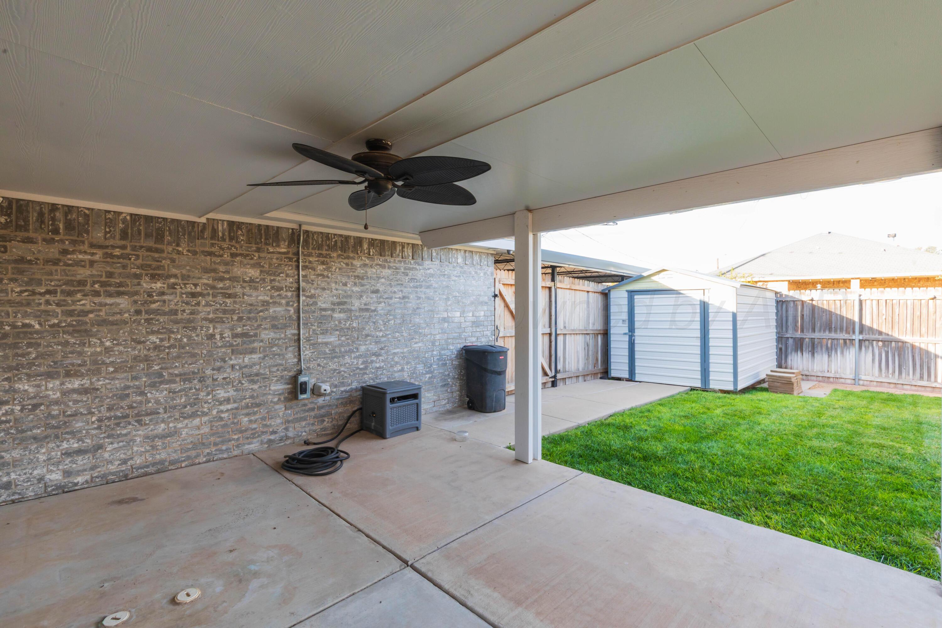 4810 Nimbus Lane Amarillo, TX 79110 - Photo 10 of 45 a view of a porch with a backyard