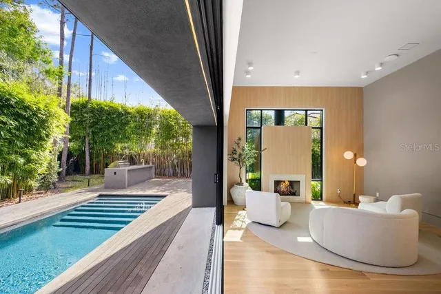 a view of a house with a patio