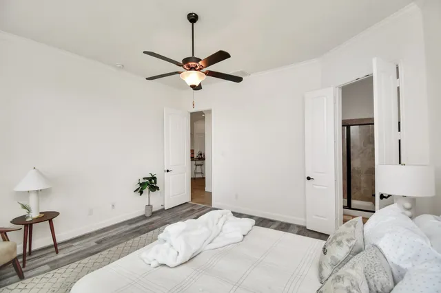a bathroom with a double vanity sink and mirror