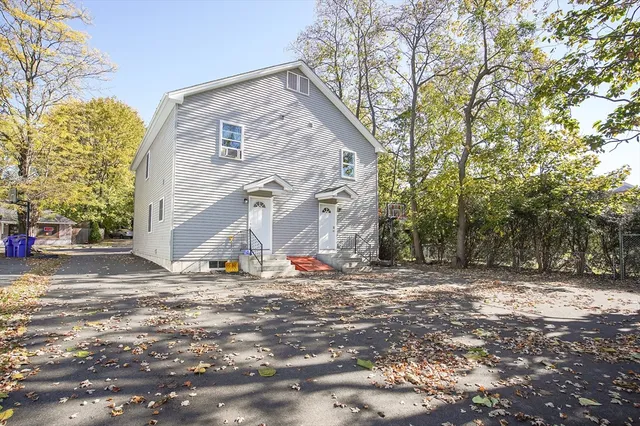 a view of empty room with tree s