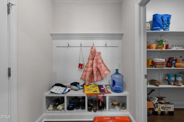 a room with toys and white walls