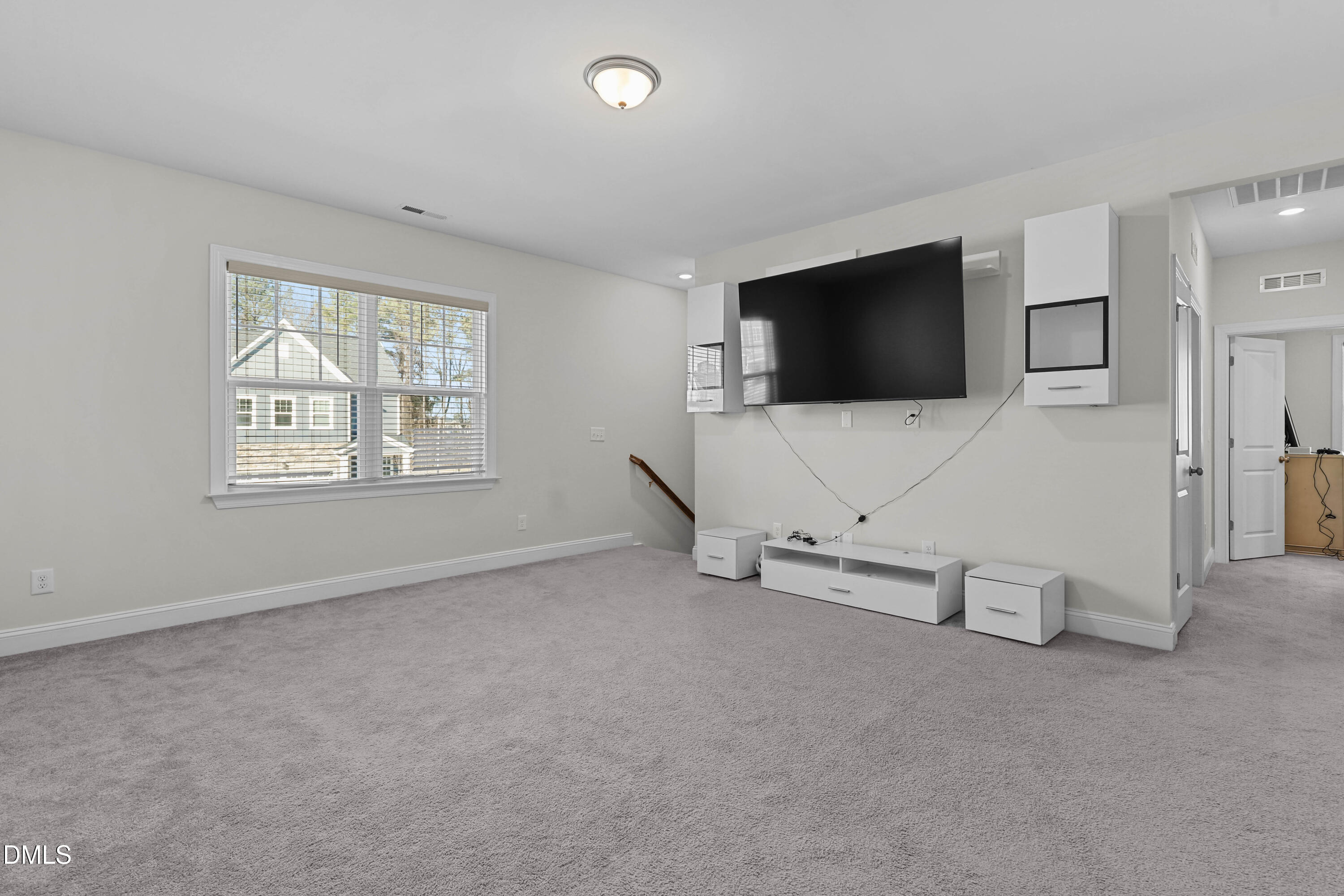 6117 Balance Court Raleigh, NC 27616 - Photo 22 of 44 an empty room with windows and television