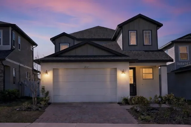 a view of a swimming pool and a chair
